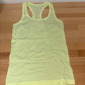 Lululemon Women's Yellow Tank Top